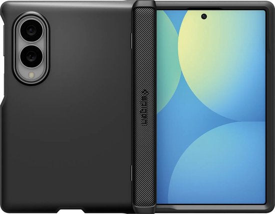 Spigen Samsung Galaxy Z Fold 8 hoesje - Slim Armor Pro MagFit - MagSafe/Qi2 - scharnierbescherming - Zwart