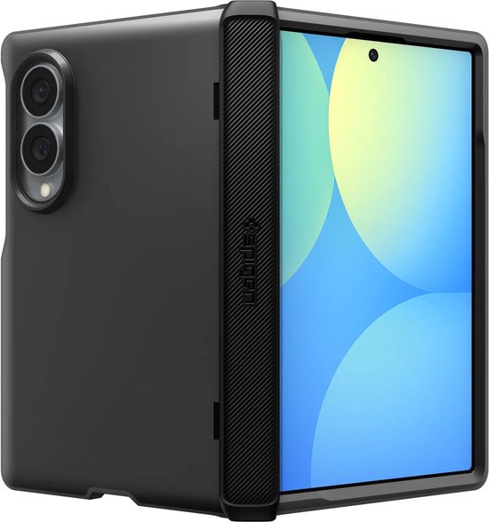 Spigen Samsung Galaxy Z Fold 8 hoesje - Slim Armor Pro MagFit - MagSafe/Qi2 - scharnierbescherming - Zwart