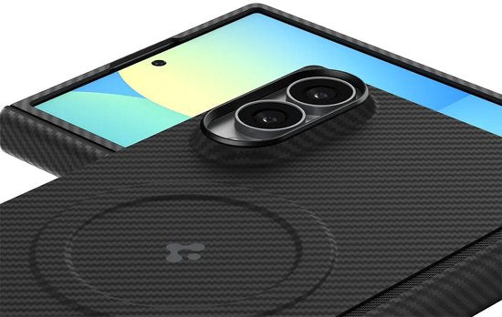 Spigen Air Skin Aramid case - Samsung Galaxy Z Fold 8 - MagFit - hinge protection - Black