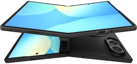 Spigen Air Skin Aramid case - Samsung Galaxy Z Fold 8 - MagFit - hinge protection - Black