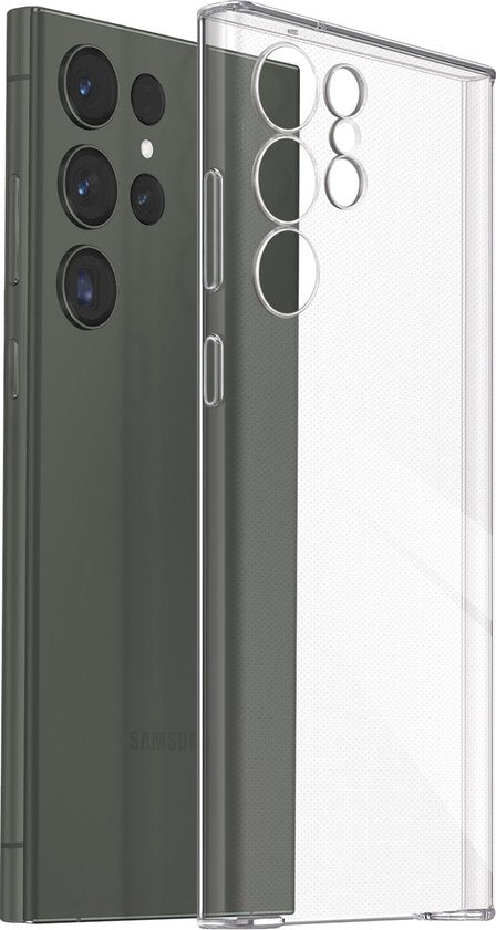 Samsung Galaxy S23 Ultra hoesje - Clear Cover - Transparant