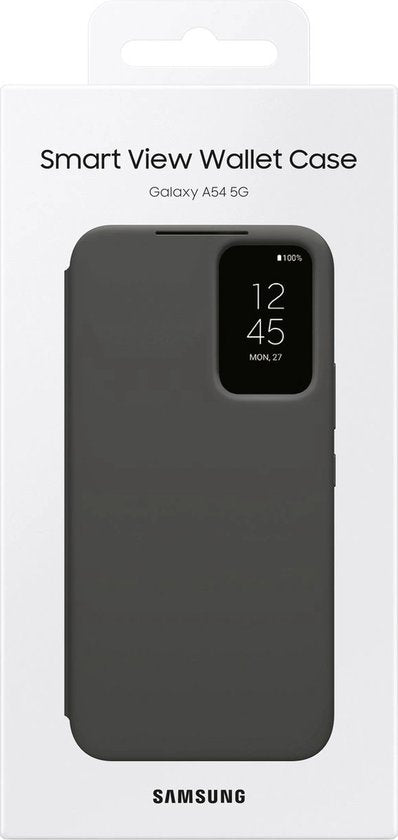 Samsung Galaxy A54 hoesje - Smart S View - Zwart