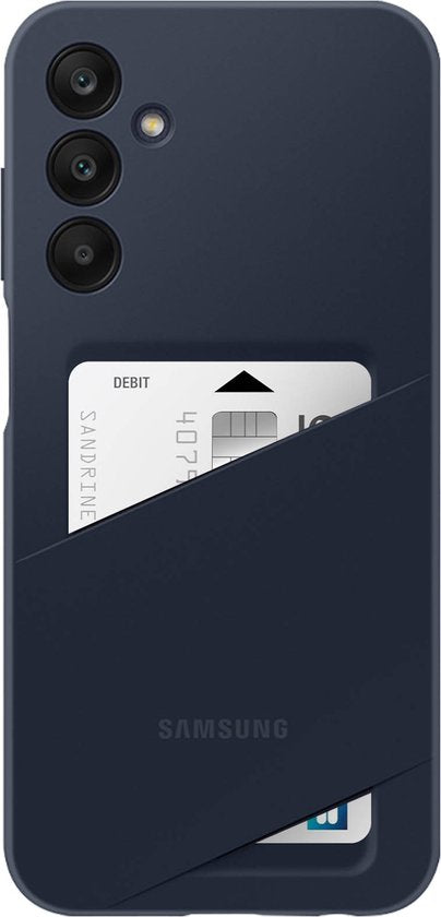 Samsung Galaxy A25 5G hoesje - card slot - Blauw/zwart