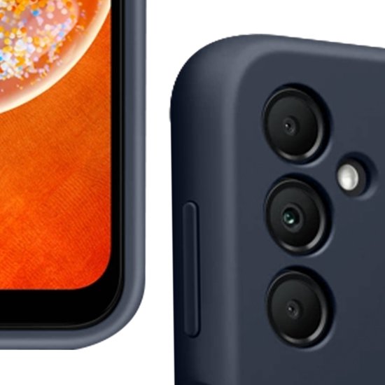 Samsung Galaxy A25 5G hoesje - card slot - Blauw/zwart