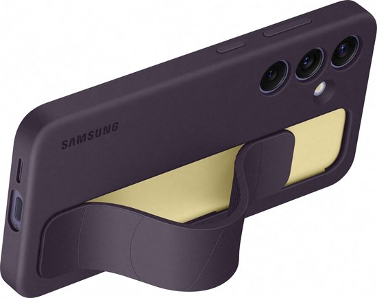 Samsung Galaxy S24 hoesje - standing grip - Dark violet
