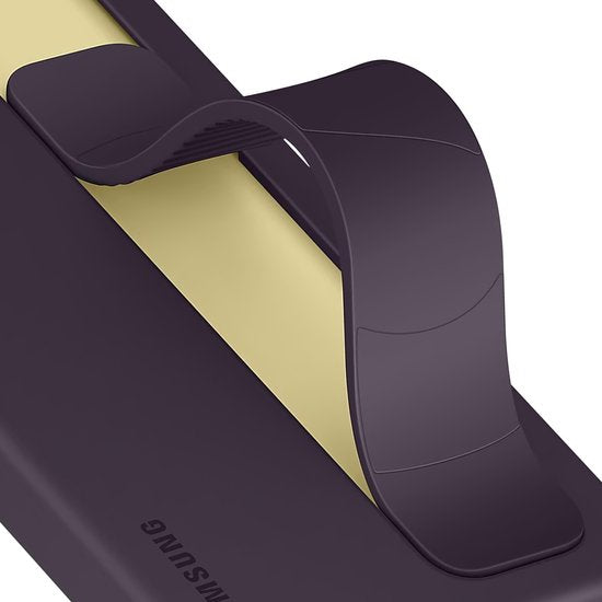 Samsung Galaxy S24 hoesje - standing grip - Dark violet