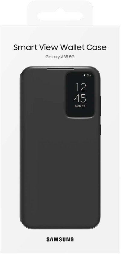 Samsung Galaxy A35 5G hoesje - Smart View Wallet - Zwart
