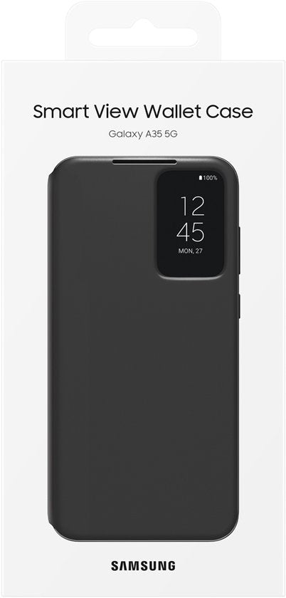 Samsung Galaxy A35 5G hoesje - Smart View Wallet - Zwart