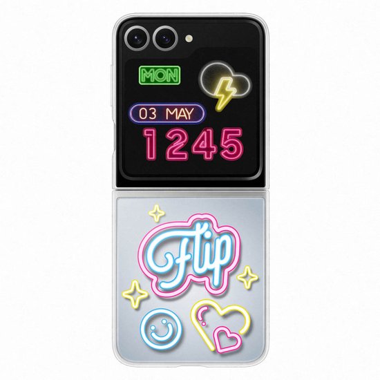 Samsung Galaxy Z Flip6 hoesje - Flipsuit - Transparant