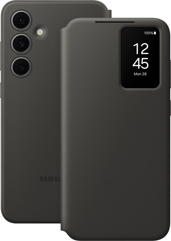 Samsung Galaxy S24 FE hoesje - Smart View Wallet - Zwart