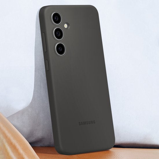 Samsung Galaxy S24 FE hoesje - siliconen - Zwart