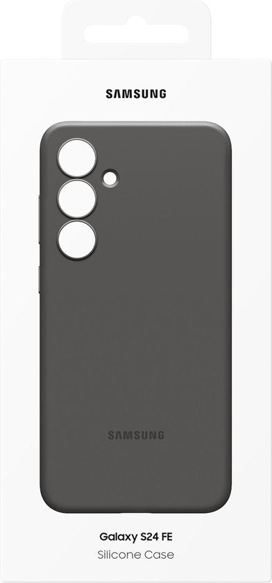 Samsung Galaxy S24 FE hoesje - siliconen - Zwart