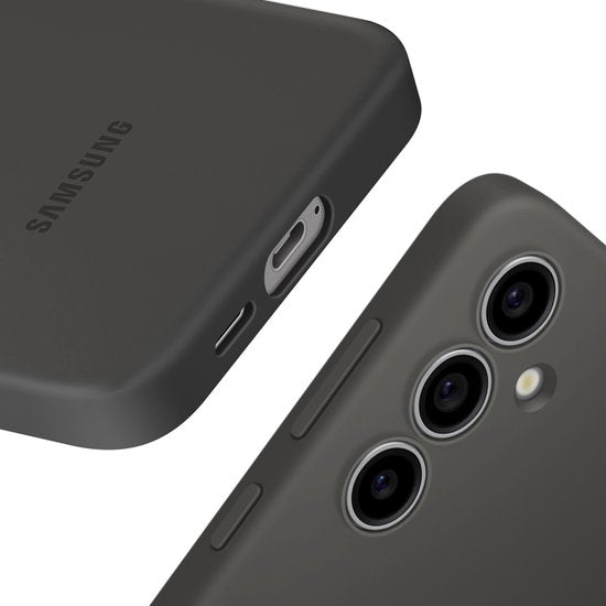 Samsung Galaxy S24 FE hoesje - siliconen - Zwart