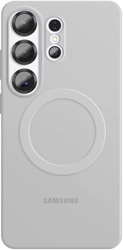 Samsung Galaxy S26 Ultra siliconen hoesje - magnetisch - Grijs