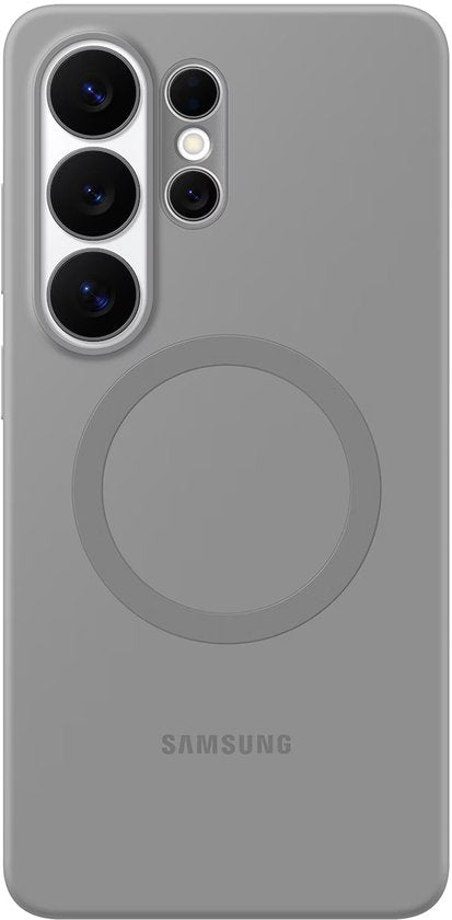 Samsung Galaxy S26 Ultra siliconen hoesje - magnetisch - Grijs