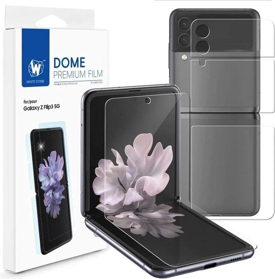 Whitestone Premium Beschermfolie voor Samsung Galaxy Z Flip 3