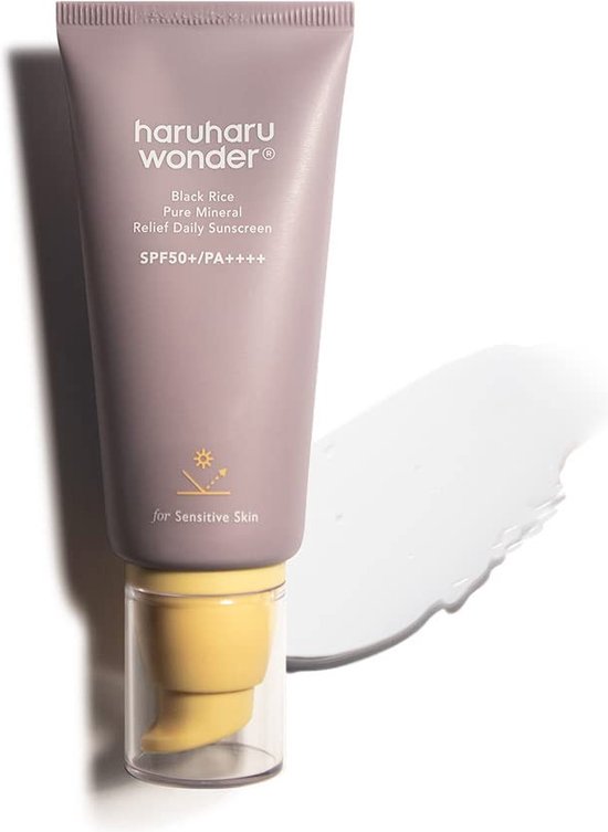Haruharu Wonder zonnebrand - Black Rice Pure Mineral Relief Daily - SPF50+/PA++++ - 50 ml