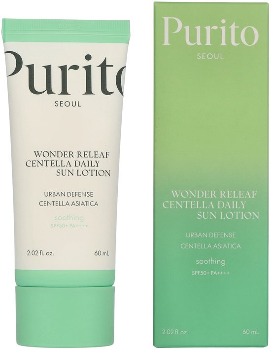 Purito Wonder Releaf Centella zonnebrandlotion - dagelijks gebruik - 60 ml