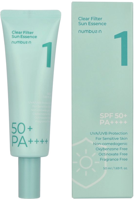 Numbuzin No.1 Clear Filter zonne-essence - SPF50+ PA++++