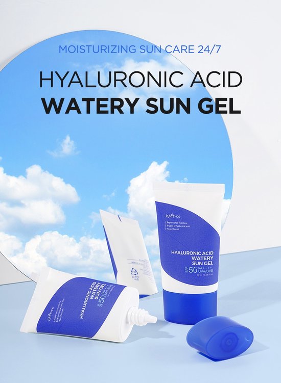 Isntree Hyaluronic Acid Watery Sun Gel zonnebrand - SPF50+ PA++++ - 50 ml