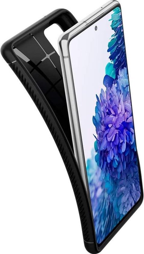 Spigen Rugged Armor hoesje - Samsung Galaxy S20 FE - Zwart
