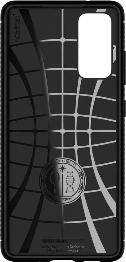 Spigen Rugged Armor hoesje - Samsung Galaxy S20 FE - Zwart