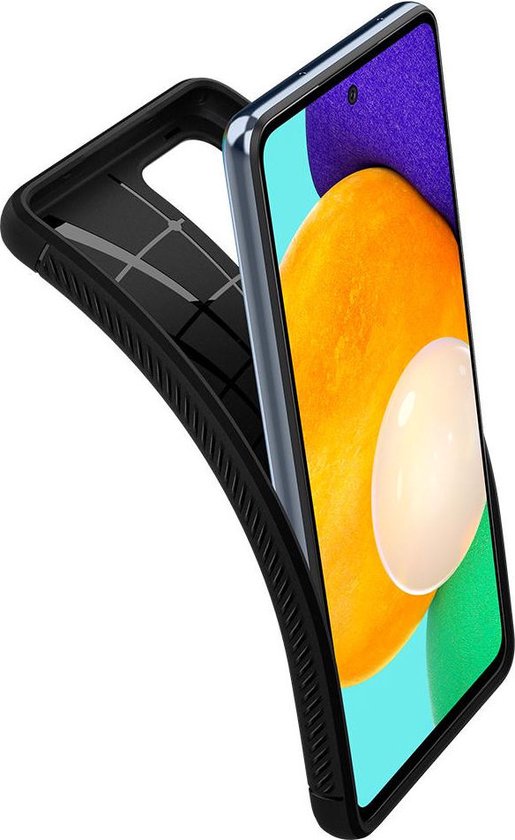 Spigen Rugged Armor Samsung Galaxy A52 / A52s hoesje - back cover - Zwart