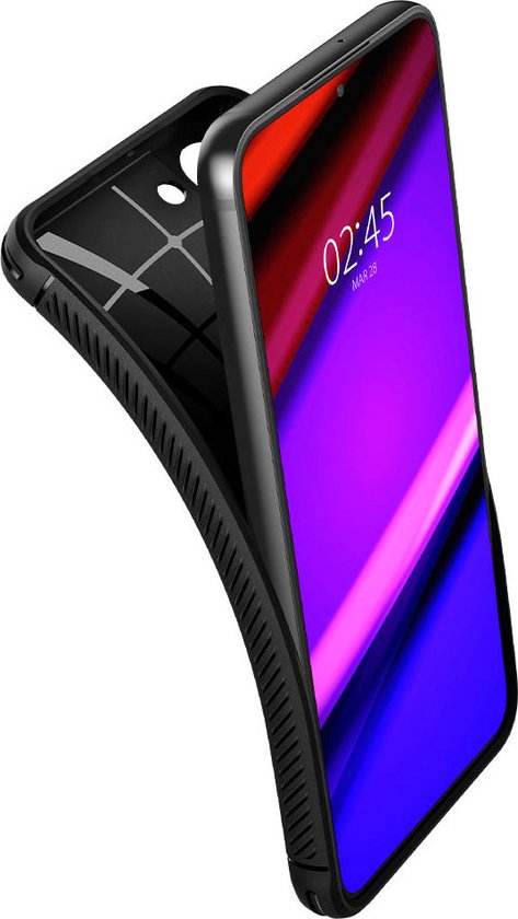 Spigen Rugged Armor hoesje - geschikt voor Samsung Galaxy S22 - back cover - Zwart