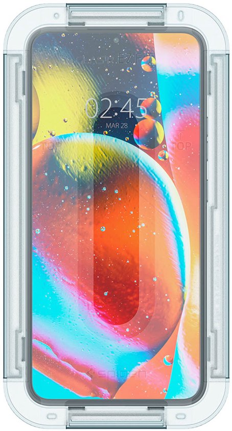 Spigen EZ Fit GLAS.tR screenprotector set van 2 - Samsung Galaxy S22