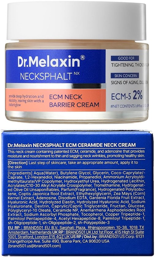 Dr.Melaxin Necksphalt ECM neck cream - ceramide - 50 ml
