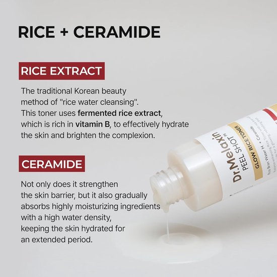 Dr.Melaxin Peel Shot toner - Glow Rice - 200 ml