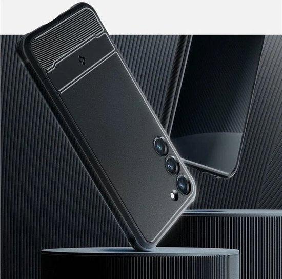 Spigen Rugged Armor hoesje - Samsung Galaxy S23 - Zwart
