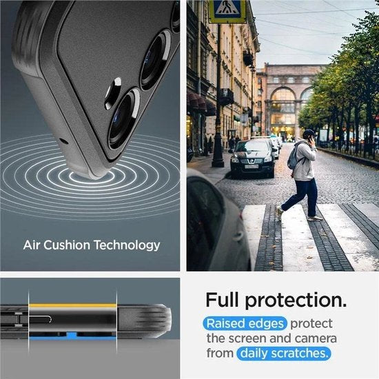 Spigen Rugged Armor hoesje - Samsung Galaxy S23 - Zwart