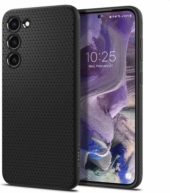 Spigen Liquid Air hoesje - geschikt voor Samsung Galaxy S23 - back cover - Zwart