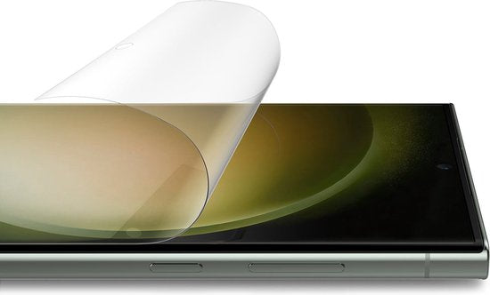 Spigen Neo Flex Solid screenprotector - geschikt voor Samsung Galaxy S23 Ultra - hoesjevriendelijk - set van 2