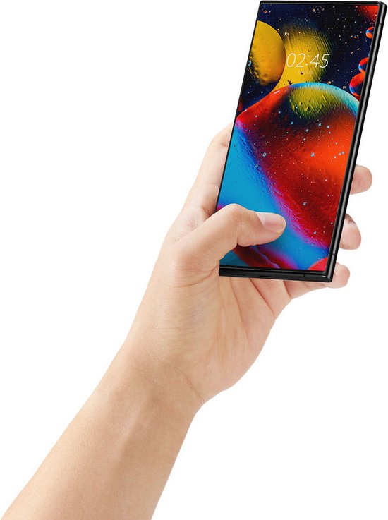 Spigen Neo Flex Solid screenprotector - geschikt voor Samsung Galaxy S23 Ultra - hoesjevriendelijk - set van 2