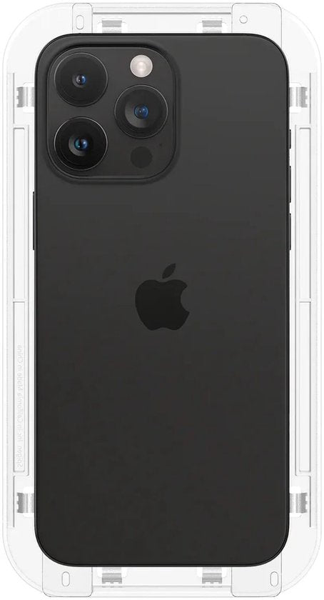 Spigen EZ Fit GLAS.tR screenprotector - iPhone 15 Pro Max set van 2 - Transparant