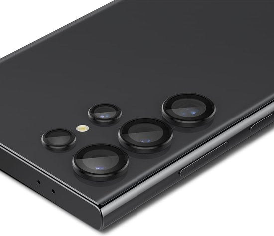 Spigen GlasTR EZ Fit Optik Pro cameralensprotector - Samsung Galaxy S24 Ultra - 9H gehard glas - set van 2 - Zwart