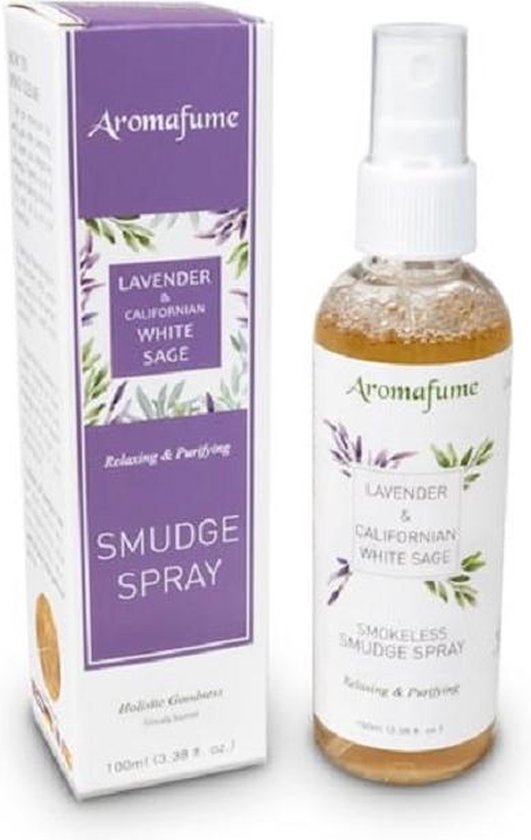 Aromafume smudge spray - witte salie en lavendel - 100 ml