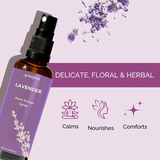 Aromafume roomspray - lavendel essentiële olie - 100 ml