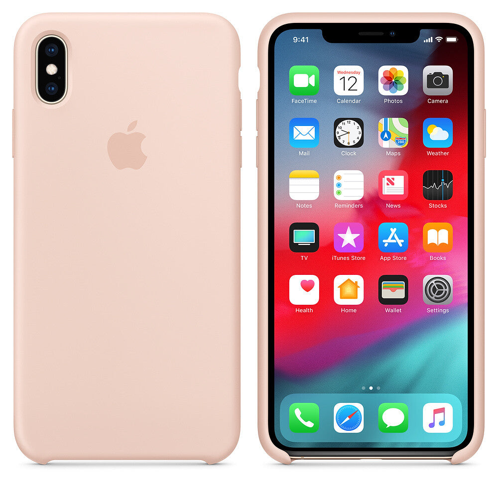 Apple iPhone Xs Max Silicone Case - Roze