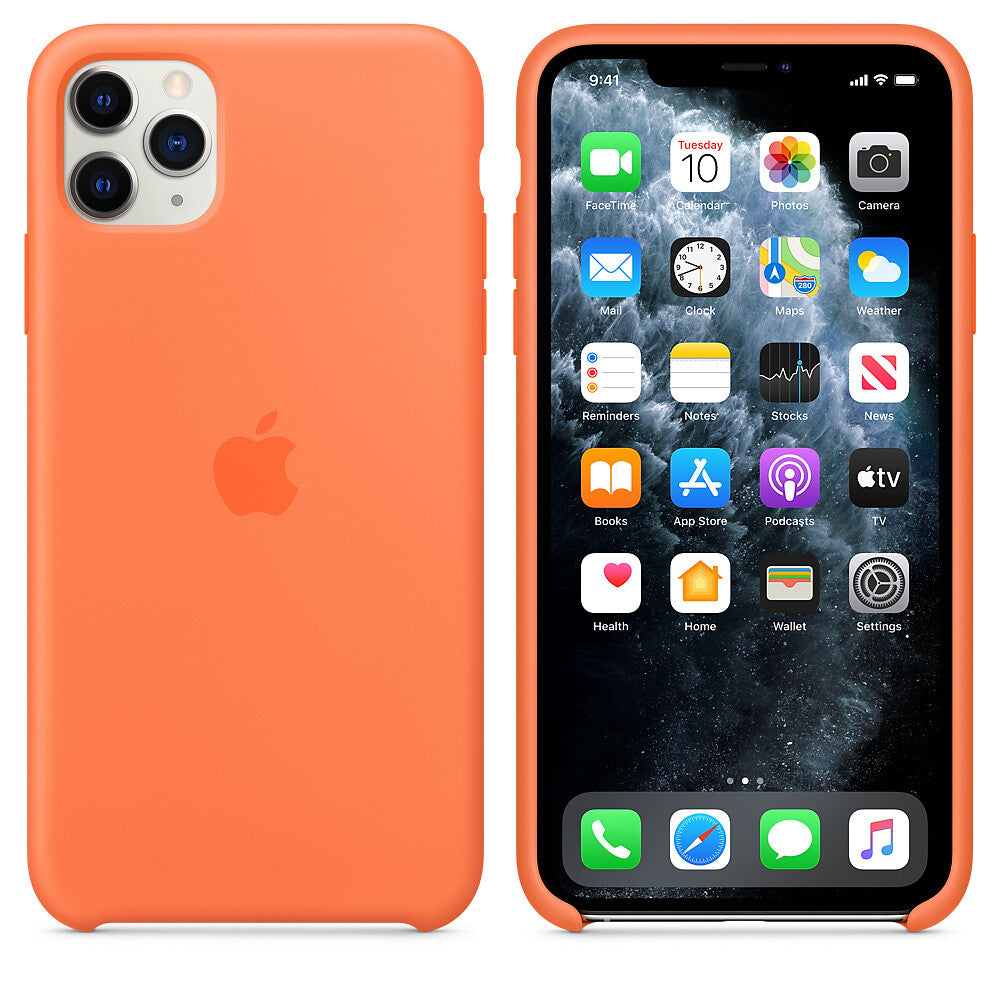 Apple iPhone 11 Pro Max Silicone Case - Oranje