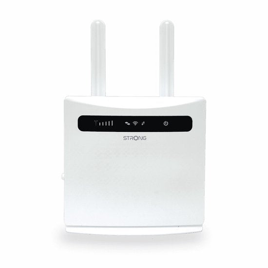 Strong 4G LTE 300 wifi router - 150 Mbps 4G/300 Mbps wifi - 4 RJ45 poorten - Wit