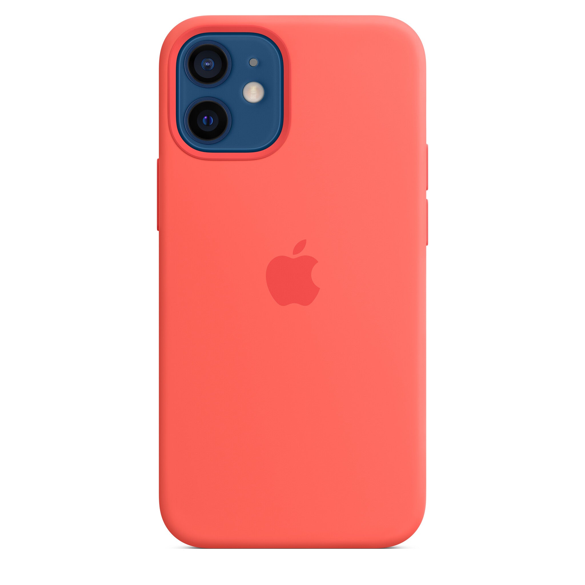 Apple iPhone 12 Mini Silicone Case met MagSafe - Roze Citrus