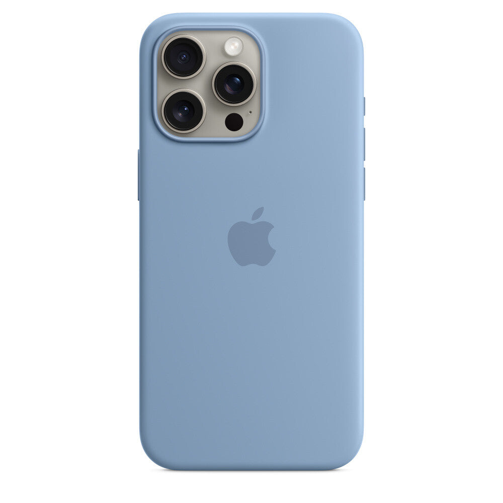 Apple iPhone 15 Pro Max Silicone Case met MagSafe - Blauw