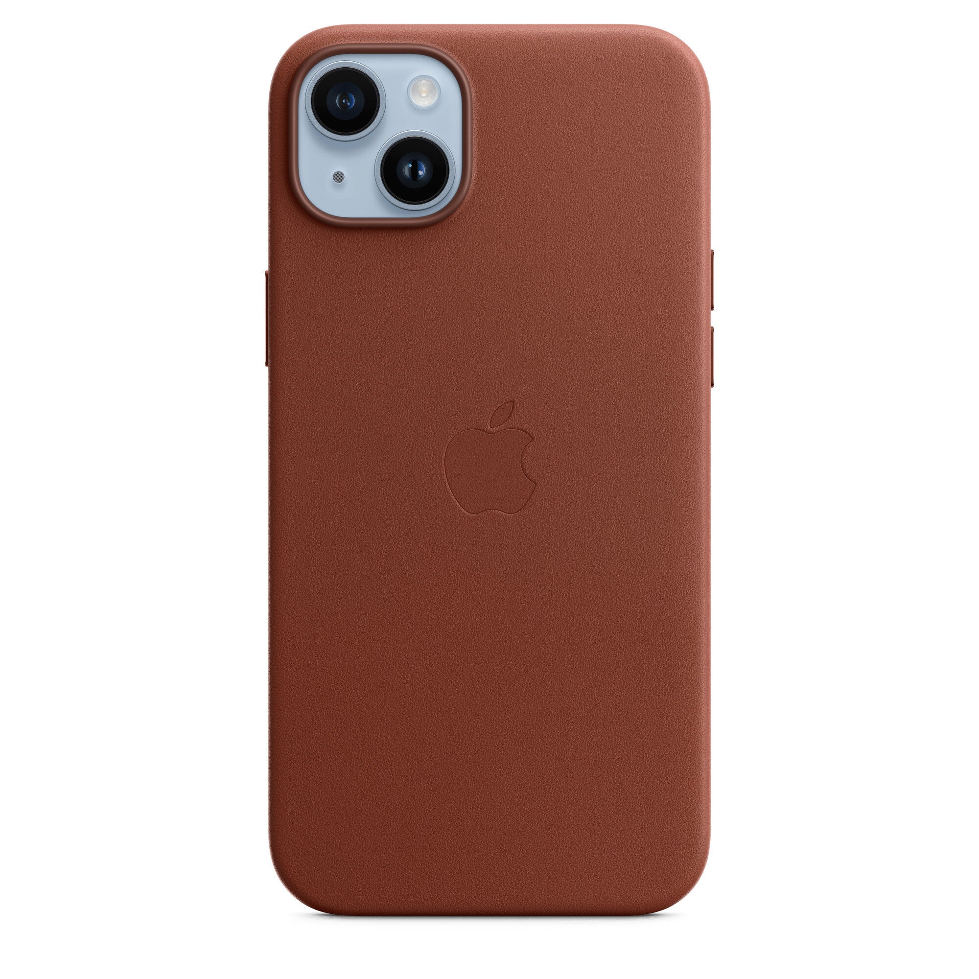 Apple iPhone 14 Plus Leather Case met MagSafe - Omber