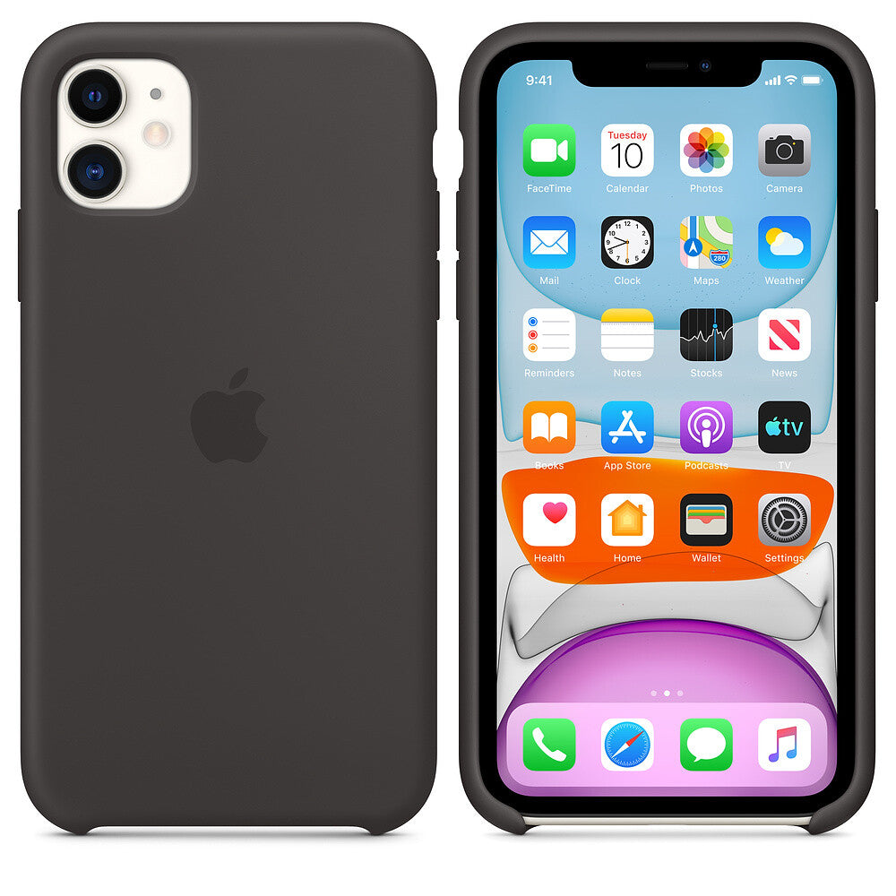 Apple iPhone 11 Silicone Case - Zwart