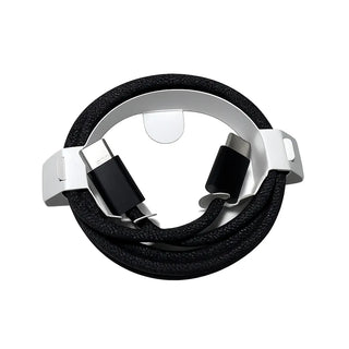 Apple USB-C naar USB-C kabel - woven 1 meter - Zwart - Origineel product zonder verpakking