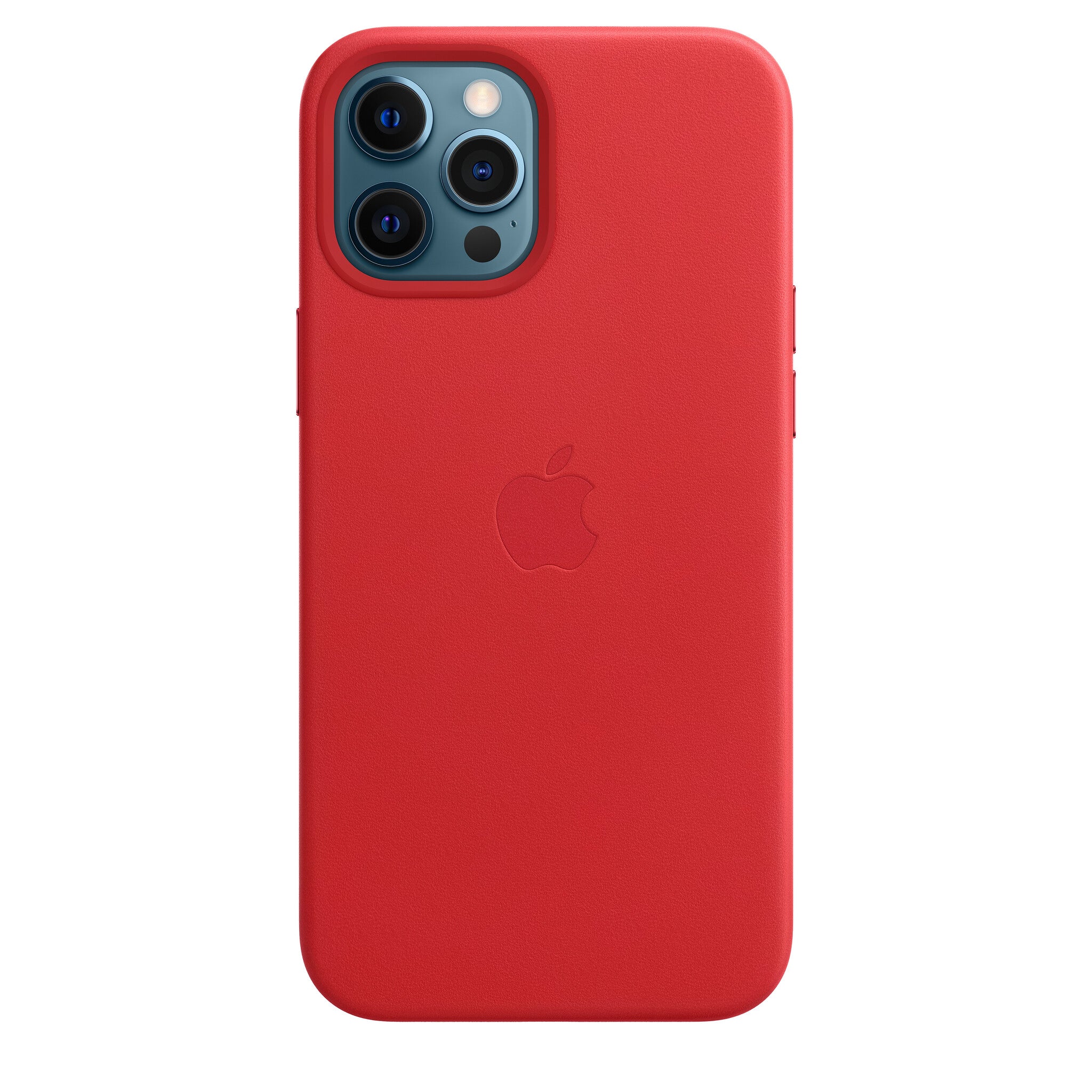 Apple iPhone 12 Pro Max Leather Case met MagSafe - Product Red