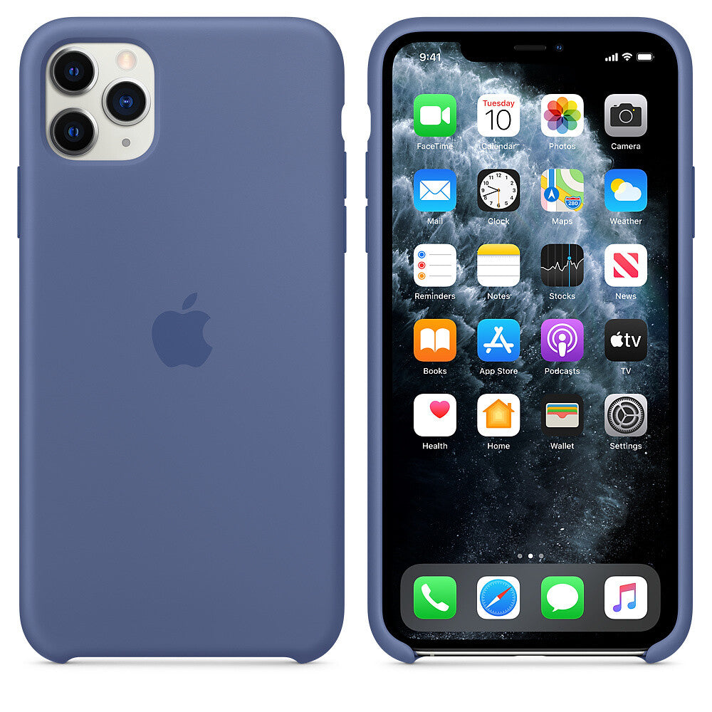 Apple iPhone 11 Pro Max Silicone Case - Blauw